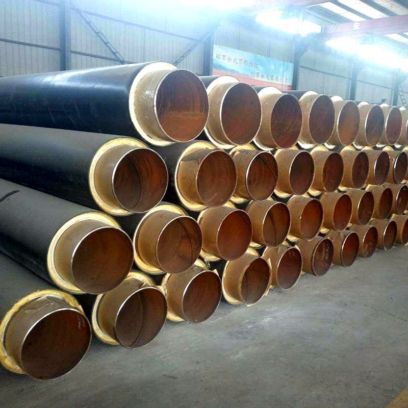 聚氨酯發(fā)泡保溫螺旋鋼管 聚氨酯發(fā)泡保溫螺旋鋼管