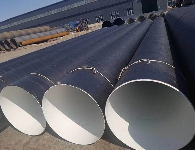 加強(qiáng)級環(huán)氧煤瀝青防腐螺旋鋼管